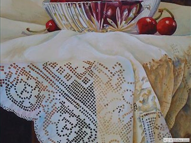 Cherries and lace